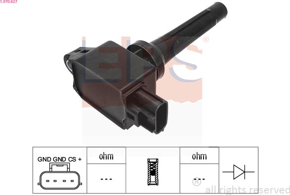 EPS 1.970.627 - Bobina d'accensione www.autoricambit.com