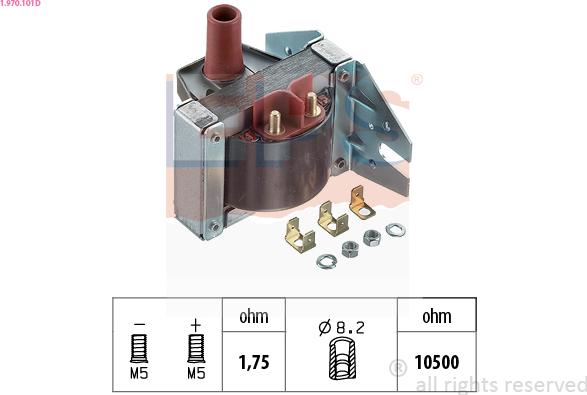 EPS 1.970.101D - Bobina d'accensione www.autoricambit.com