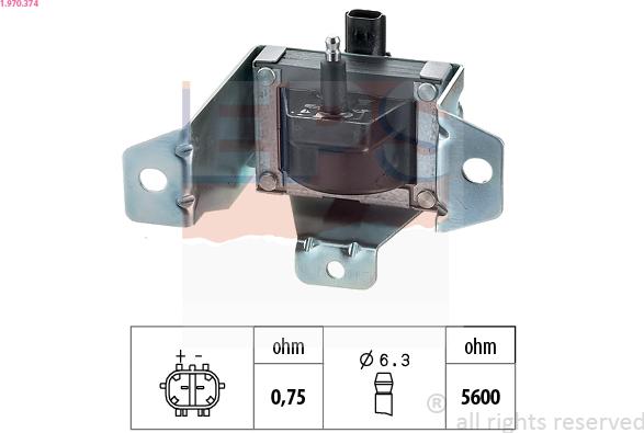 EPS 1.970.374 - Bobina d'accensione www.autoricambit.com