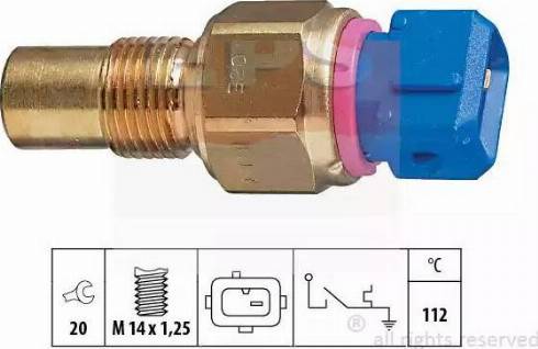 EPS 1.840.109 - Sensore, Temperatura refrigerante www.autoricambit.com