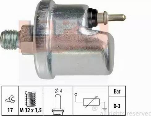 EPS 1.800.630 - Sensore, Pressione olio www.autoricambit.com