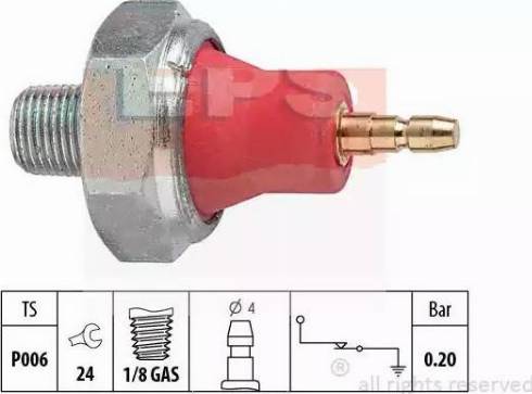 EPS 1.800.059 - Interruttore a pressione olio, Cambio automatico www.autoricambit.com