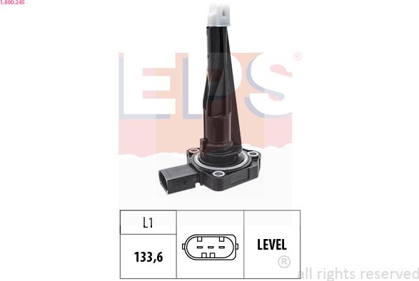 EPS 1.800.245 - Sensore, Livello olio motore www.autoricambit.com