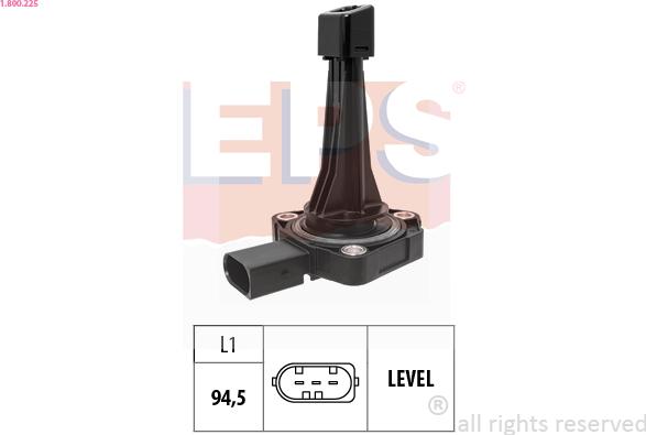 EPS 1.800.225 - Sensore, Livello olio motore www.autoricambit.com