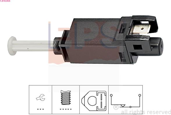 EPS 1.810.056 - Interruttore luce freno www.autoricambit.com