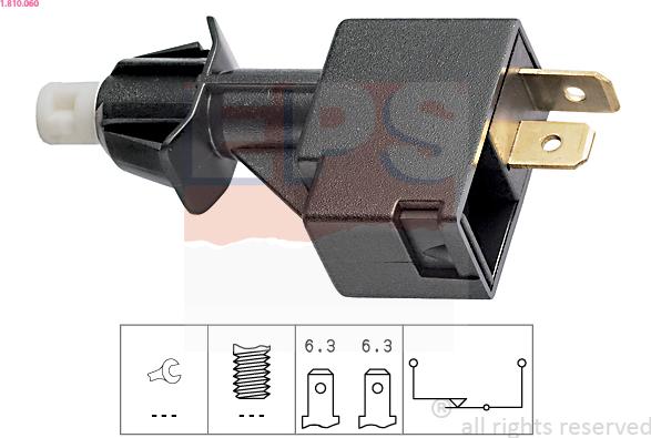 EPS 1.810.060 - Interruttore luce freno www.autoricambit.com