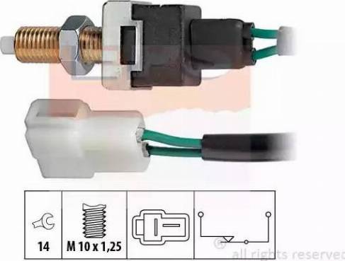 EPS 1.810.022 - Interruttore luce freno www.autoricambit.com