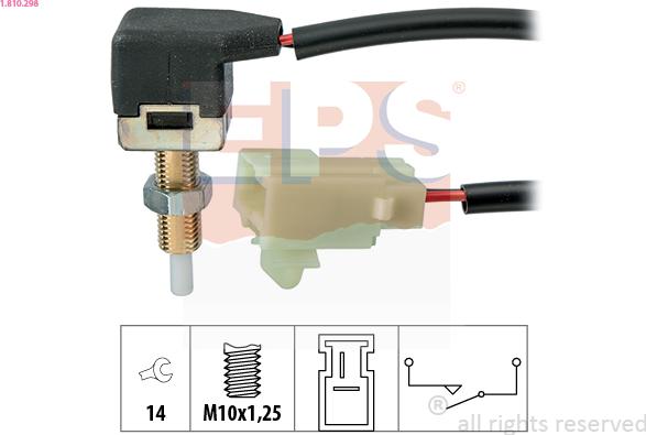 EPS 1.810.298 - Innesto, Comando disinnesto frizione www.autoricambit.com