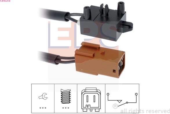 EPS 1.810.214 - Innesto, Comando disinnesto frizione www.autoricambit.com