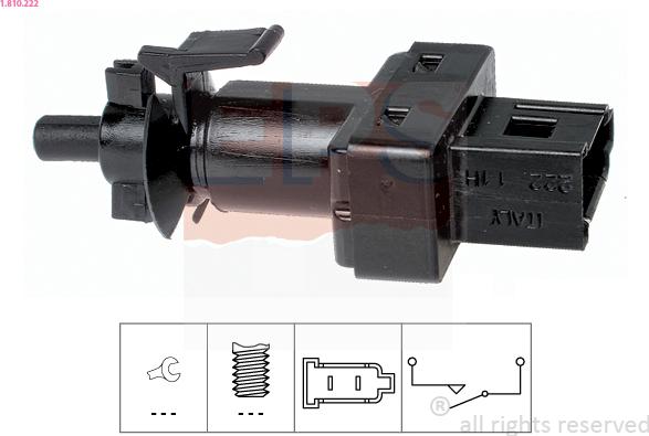 EPS 1.810.222 - Interruttore luce freno www.autoricambit.com