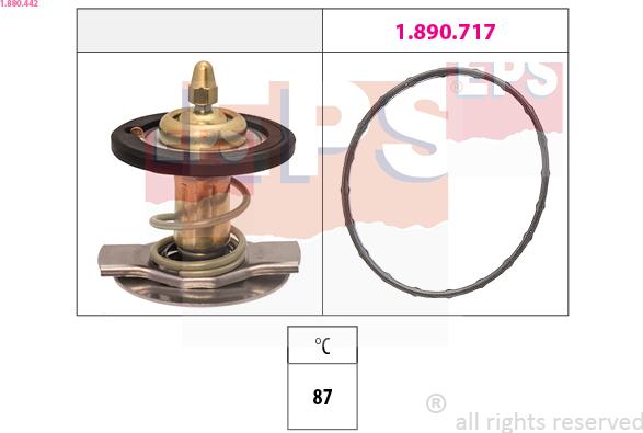 EPS 1.880.442 - Termostato, Refrigerante www.autoricambit.com