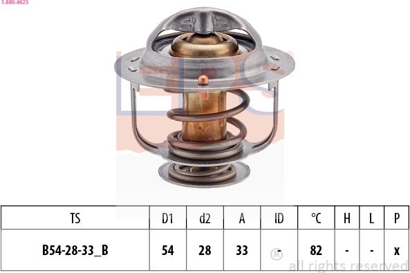 EPS 1.880.462S - Termostato, Refrigerante www.autoricambit.com