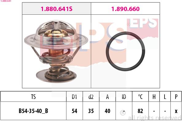 EPS 1.880.641 - Termostato, Refrigerante www.autoricambit.com