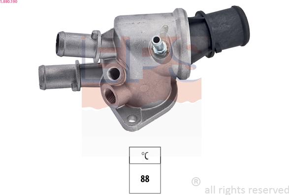 EPS 1.880.190 - Termostato, Refrigerante www.autoricambit.com