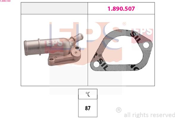 EPS 1.880.160 - Termostato, Refrigerante www.autoricambit.com