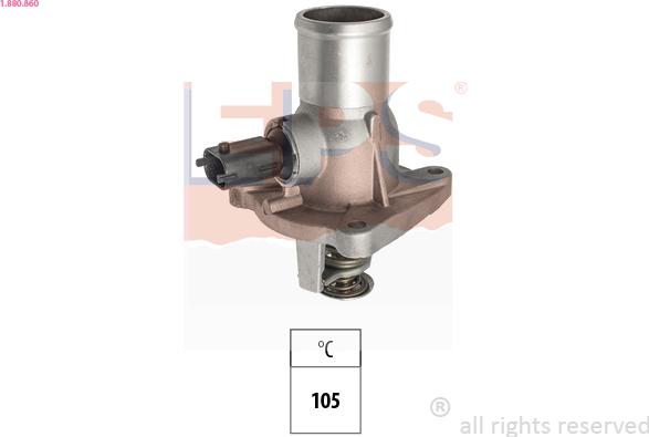 EPS 1.880.860 - Termostato, Refrigerante www.autoricambit.com