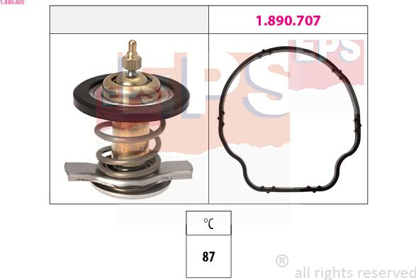 EPS 1.880.805 - Termostato, Refrigerante www.autoricambit.com