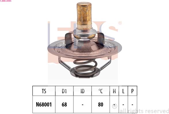 EPS 1.880.309S - Termostato, Refrigerante www.autoricambit.com