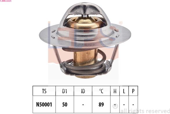 EPS 1.880.322S - Termostato, Refrigerante www.autoricambit.com