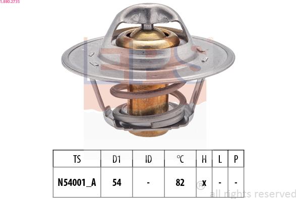 EPS 1.880.273S - Termostato, Refrigerante www.autoricambit.com