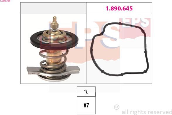 EPS 1.880.784 - Termostato, Refrigerante www.autoricambit.com