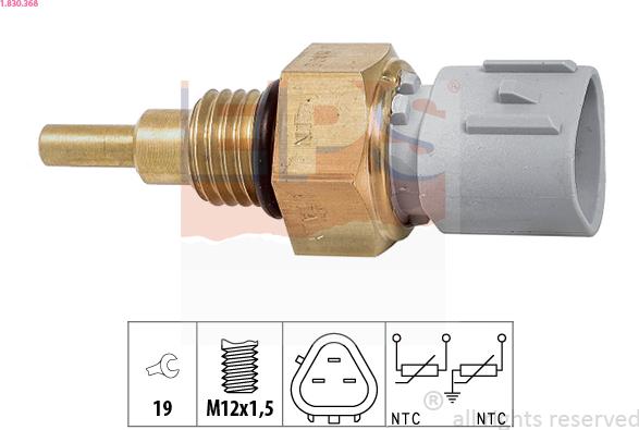 EPS 1.830.368 - Sensore, Temperatura refrigerante www.autoricambit.com