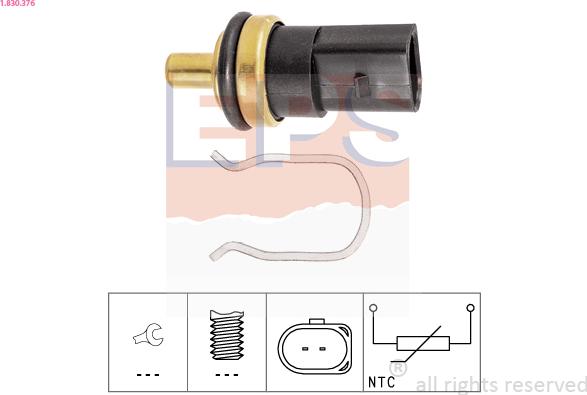 EPS 1.830.376 - Sensore, Temperatura carburante www.autoricambit.com