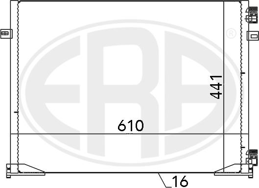 ERA 667096 - Condensatore, Climatizzatore www.autoricambit.com