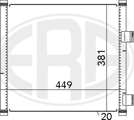 ERA 667092 - Condensatore, Climatizzatore www.autoricambit.com