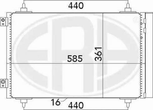 Behr 8FC 351 304-281 - Condensatore, Climatizzatore www.autoricambit.com