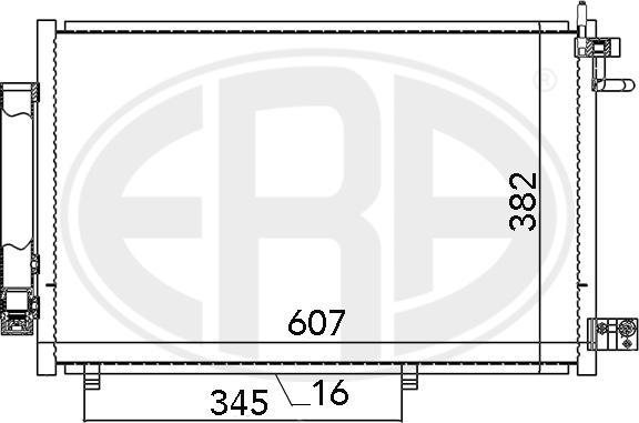 ERA 667031 - Condensatore, Climatizzatore www.autoricambit.com