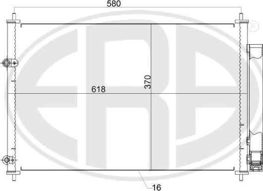 ERA 667161 - Condensatore, Climatizzatore www.autoricambit.com