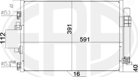 ERA 667181 - Condensatore, Climatizzatore www.autoricambit.com