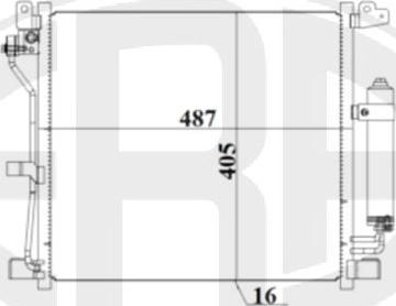 ERA 667182 - Condensatore, Climatizzatore www.autoricambit.com