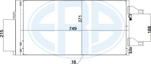 ERA 667247 - Condensatore, Climatizzatore www.autoricambit.com