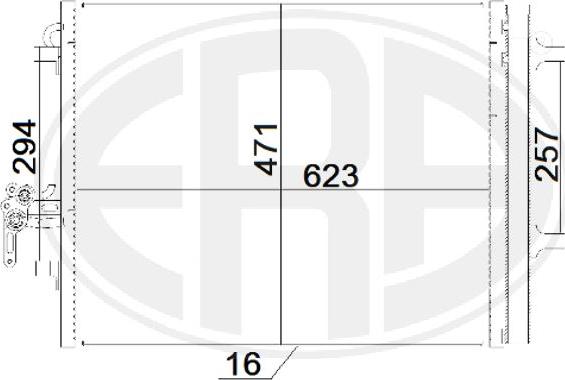 ERA 667203 - Condensatore, Climatizzatore www.autoricambit.com