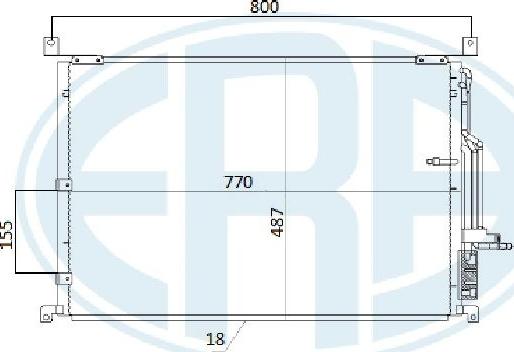 ERA 667286 - Condensatore, Climatizzatore www.autoricambit.com