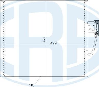 ERA 667232 - Condensatore, Climatizzatore www.autoricambit.com