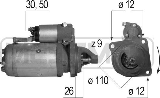 ERA 15000 - Motorino d'avviamento www.autoricambit.com