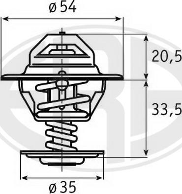 ERA 350153 - Termostato, Refrigerante www.autoricambit.com