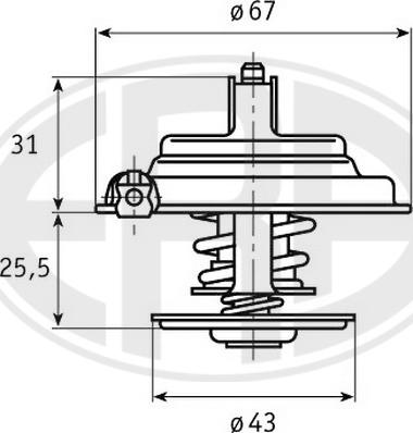 ERA 350230 - Termostato, Refrigerante www.autoricambit.com