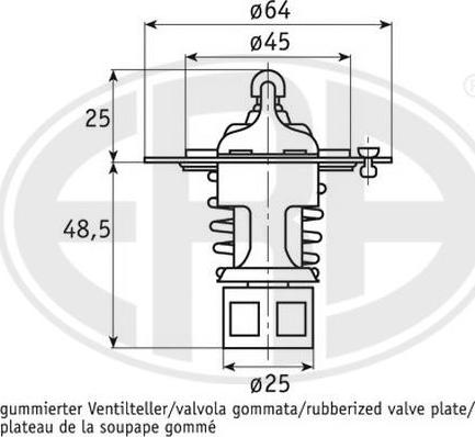 ERA 350232A - Termostato, Refrigerante www.autoricambit.com