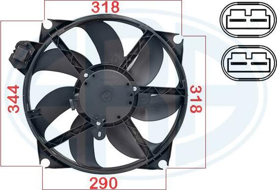 ERA 352084 - Ventola, Raffreddamento motore www.autoricambit.com