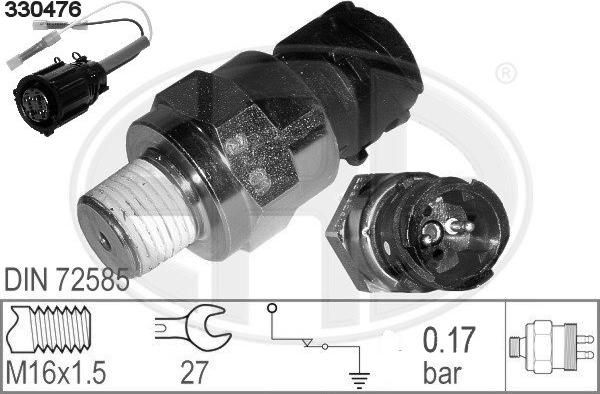 ERA 330406 - Sensore, Imp.aria compressa www.autoricambit.com