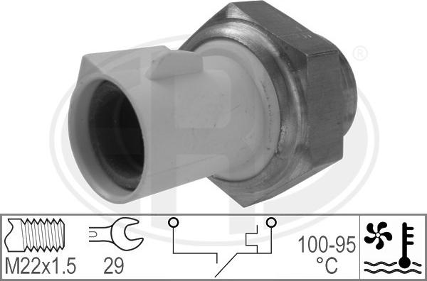 ERA 330599 - Termostato, ventola del radiatore / climatizzatore www.autoricambit.com