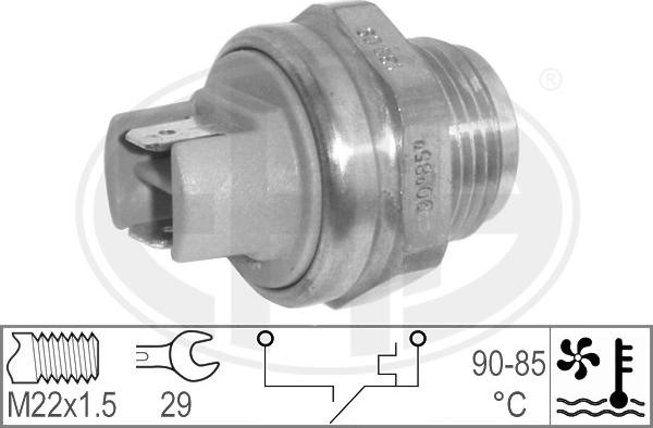 ERA 330563 - Termostato, ventola del radiatore / climatizzatore www.autoricambit.com