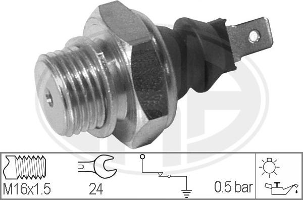 ERA 330025 - Sensore, Pressione olio www.autoricambit.com