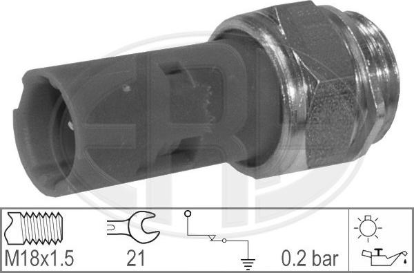 ERA 330021 - Sensore, Pressione olio www.autoricambit.com