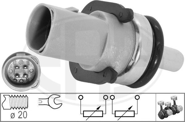 ERA 330141 - Sensore, Temperatura refrigerante www.autoricambit.com