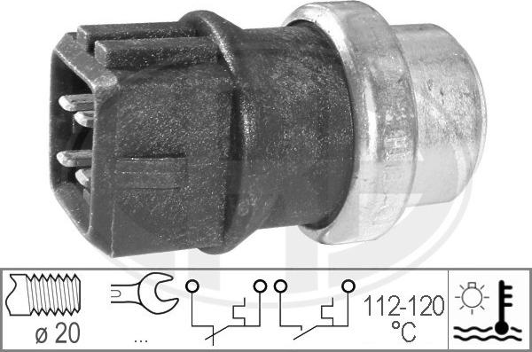 ERA 330164 - Termostato, ventola del radiatore / climatizzatore www.autoricambit.com